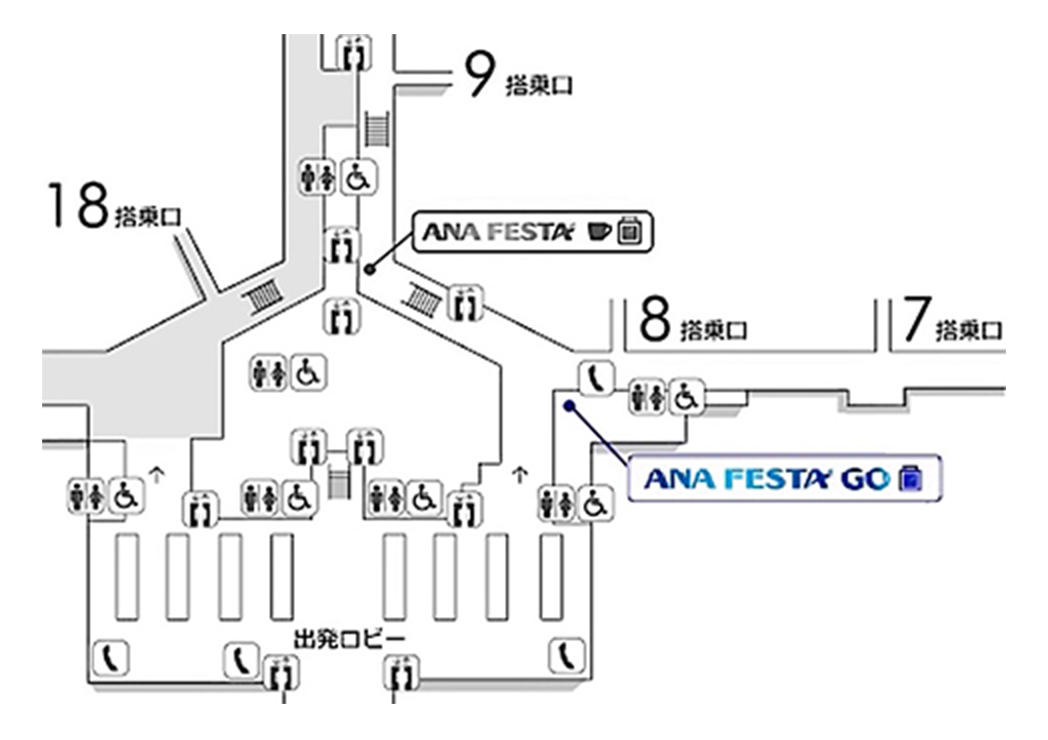 ANA FESTA GO 中部ゲート店 地図
