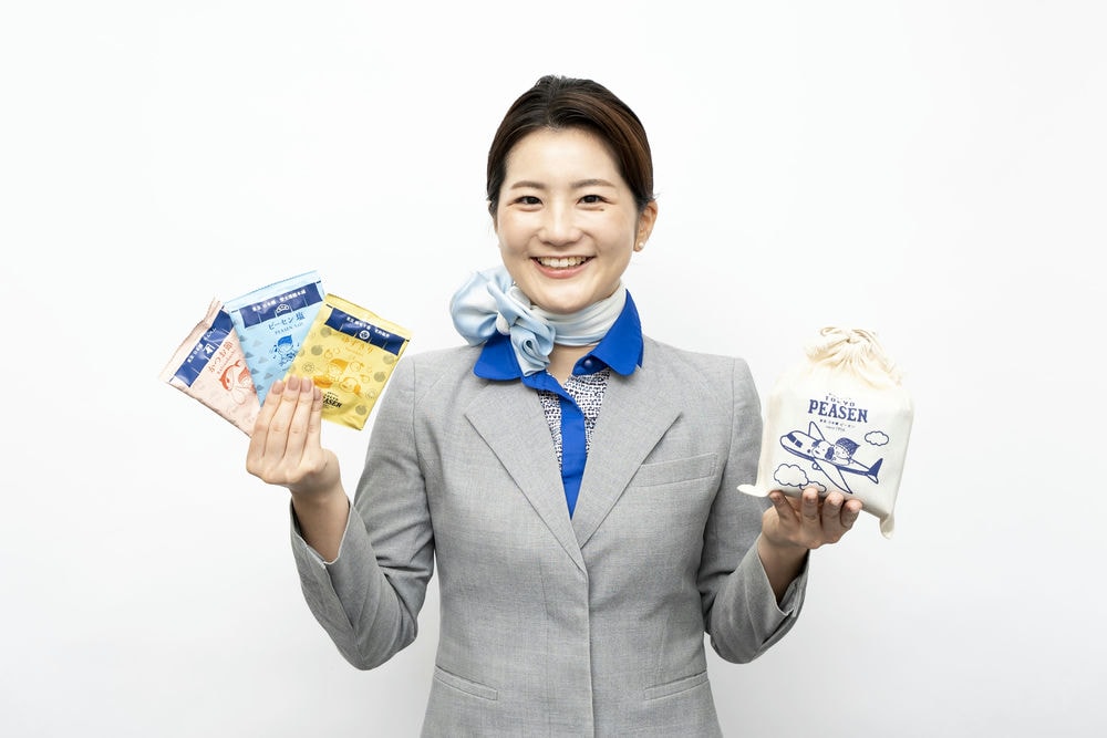 ANA FESTA限定パッケージ 東京ピーセン巾着／羽田47番ゲート店、羽田65番ゲート店、羽田61番ゲート店、羽田北バスランギフト店、羽田53番ゲートギフト店、羽田到着ロビーギフトショップ、ANA FESTA GO 羽田B1フロア店