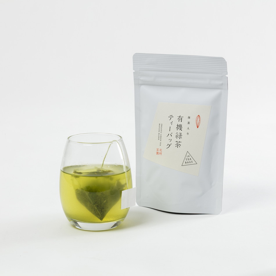 長崎ゲート店リニューアル　有機抹茶入りティーバッグ　商品写真