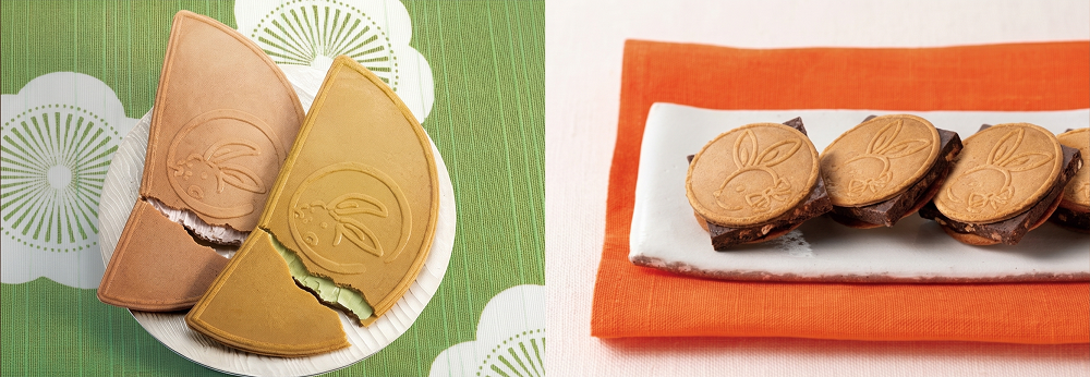 【成田2ビルロビー店】鎌倉五郎本店「鎌倉半月」「鎌倉チョコサンドだょ」商品画像